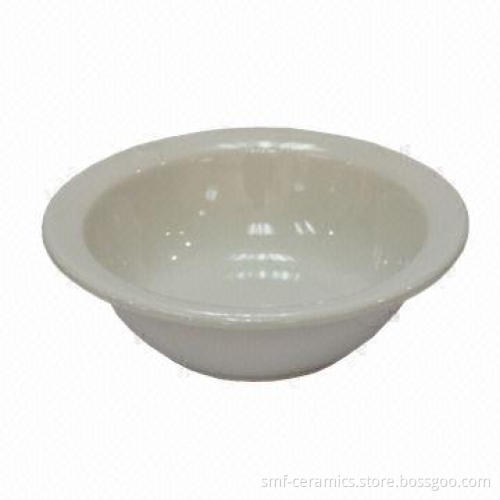 13oz Grape Fruit Ceramic Bowl in Milk White, FDA/Prop 65 Approved